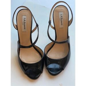 LK Bennett Black Strappy Heels